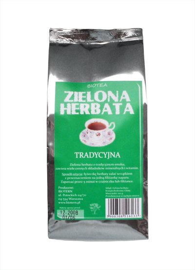 Herbata zielona tradycyjna Biotern 100g